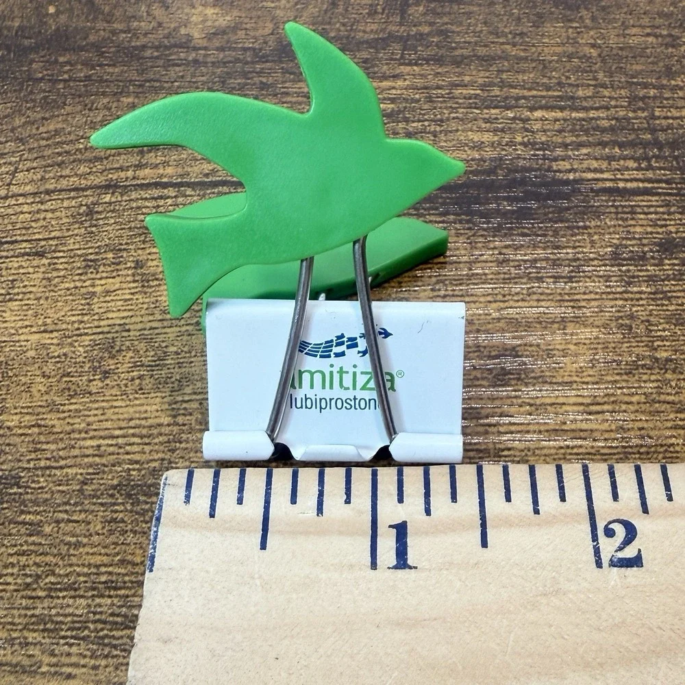 Amitiza Promotional Paper Clips Drug Pharmaceutical Rep Advertising Promo Pharma